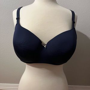 Cacique 42D dark blue lace bra